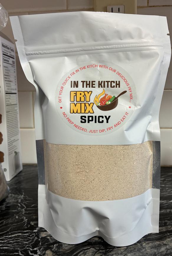 Fried Chicken Mix - SPICY - All-Purpose Breading, Seasoned Flour for Fish Fry, Chicken Breading & Vegetables, Crispy Coating Mix, Fry Mix